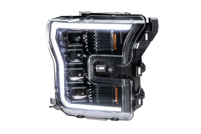 XB LED Headlights (Pair/ASM/White DRL) <br>15-17 Ford F150