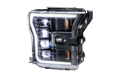 XB LED Headlights (Pair/ASM/White DRL) <br>15-17 Ford F150