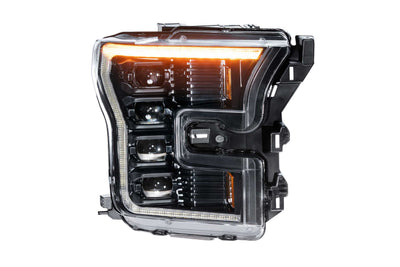XB LED Headlights (Pair/ASM/White DRL) <br>15-17 Ford F150