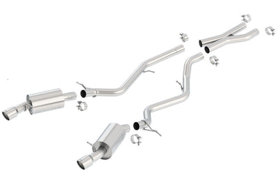 S-Type Cat-Back Exhaust System <br> 07-10 BMW 335i 3L 07-08 BMW 335xi 3L L6