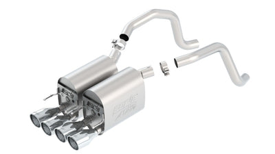 ATAK Axle-Back Exhaust System <br> 06-07 Chevy Corvette Base 6L V8 2008 6.2L