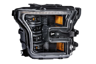 XB LED Headlights (Pair/ASM/Amber DRL)<br>15-17 Ford F150