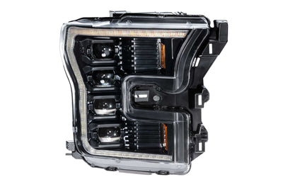 XB LED Headlights (Pair/ASM/Amber DRL)<br>15-17 Ford F150