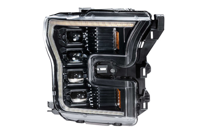 XB LED Headlights (Pair/ASM/Amber DRL)<br>15-17 Ford F150