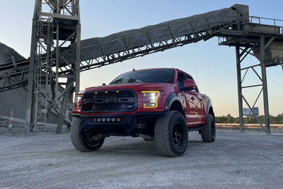 XB LED Headlights (Pair/ASM/Amber DRL)<br>15-17 Ford F150