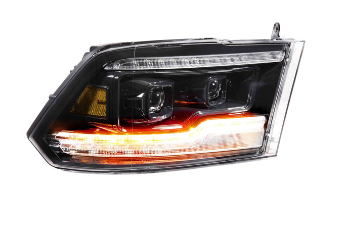 XB LED Headlights (Pair/ASM) <br>09-18 Dodge Ram 1500/HD