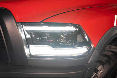 XB LED Headlights (Pair/ASM) <br>09-18 Dodge Ram 1500/HD