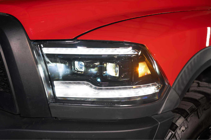 XB LED Headlights (Pair/ASM) <br>09-18 Dodge Ram 1500/HD
