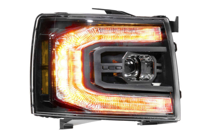 XB LED Headlights (Pair / ASM / Gen II) <br> 07-13 Chevy Silverado