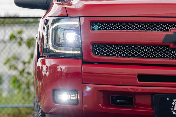 XB LED Headlights (Pair / ASM / Gen II) <br> 07-13 Chevy Silverado