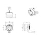 XB LED Fogs (Pair) <br>Universal