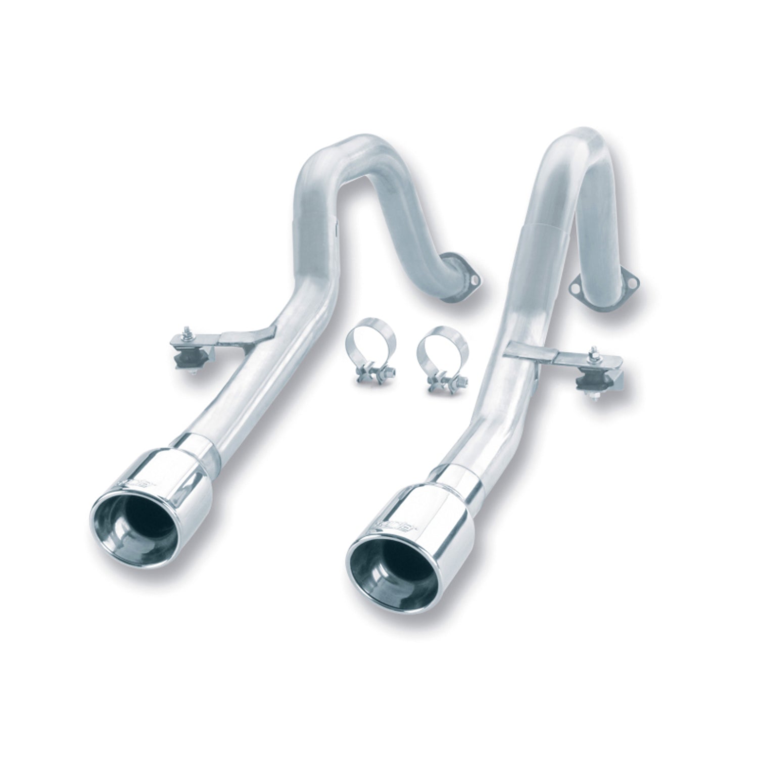 Straight Pipe Cat-Back Exhaust System <br> 97-04 Chevy Corvette 5.7L V8