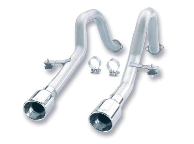Straight Pipe Cat-Back Exhaust System <br> 97-04 Chevy Corvette 5.7L V8