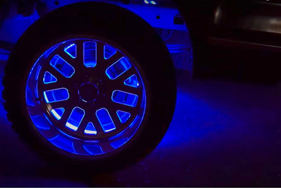 15.5 in.Profile Pixel Wheel Rings (4 Pc Set / RGBW) <br> Fit MORIMOTO CONTROLLER: XBT Bluetooth (Recommended)