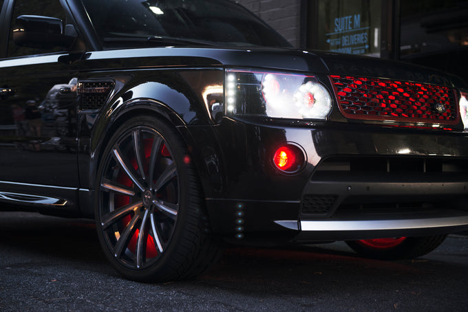 15.5 in.Profile Pixel Wheel Rings (4 Pc Set / RGBW) <br> Fit MORIMOTO CONTROLLER: XBT Bluetooth (Recommended)
