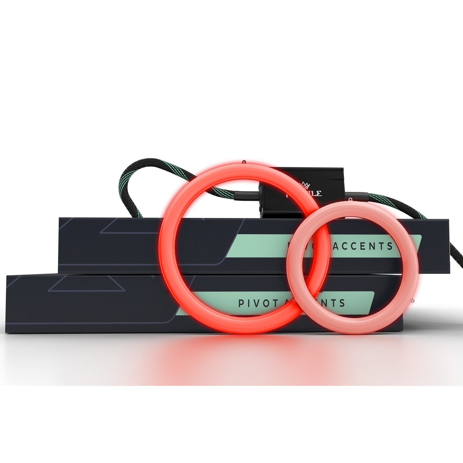 6 in.Profile Pivot Strip w/ Driver (Dual Red) <br> Fit Input: Tinned (Bare) Wire