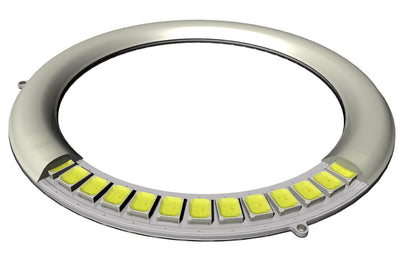 6 in.Profile Pivot Strip w/ Driver (Dual Red) <br> Fit Input: Tinned (Bare) Wire
