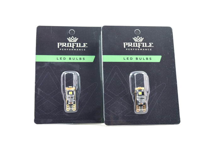 LED Light Bulb T10/194: Profile Crown 1.0 <br> Fits sizes: 194,T10,168,192,280,464,501,655,1250,2450 & more