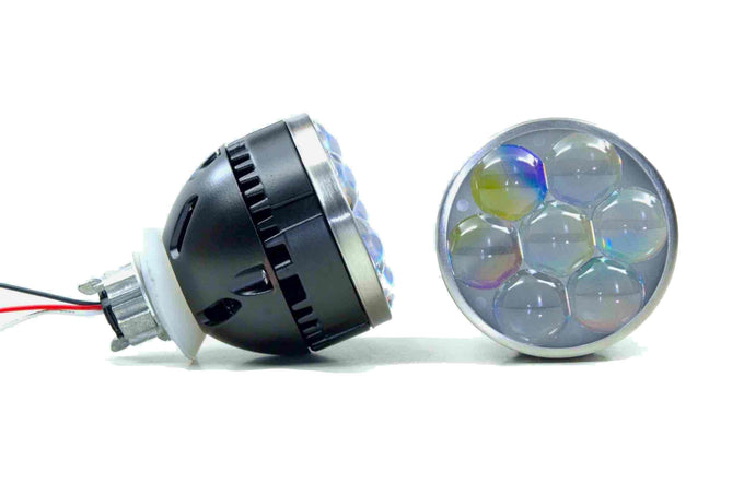 LED High Beam: Profile Hi-Lens 2.0 (RGBW DRL) <br> Fit with Morimoto XBT RGBW or 5-pin RGBW Std
