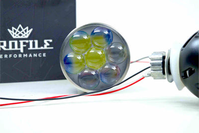LED High Beam: Profile Hi-Lens 2.0 (RGBW DRL) <br> Fit with Morimoto XBT RGBW or 5-pin RGBW Std