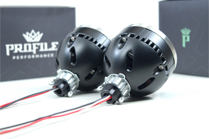 LED High Beam: Profile Hi-Lens 2.0 (RGBW DRL) <br> Fit with Morimoto XBT RGBW or 5-pin RGBW Std