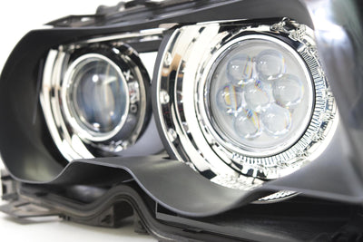 LED High Beam: Profile Hi-Lens 2.0 (RGBW DRL) <br> Fit with Morimoto XBT RGBW or 5-pin RGBW Std