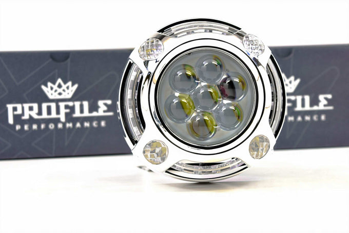 LED High Beam: Profile Hi-Lens 2.0 (RGBW DRL) <br> Fit with Morimoto XBT RGBW or 5-pin RGBW Std