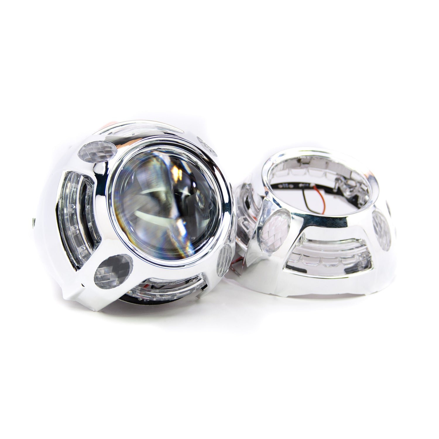 Panamera 1.0 Projector Shroud White/Amber LED Switchback<br>Universal