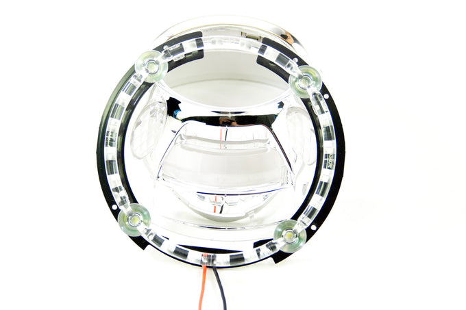 Panamera 1.0 Projector Shroud White/Amber LED Switchback<br>Universal
