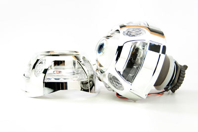 Panamera 1.0 Projector Shroud White/Amber LED Switchback<br>Universal