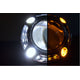 Panamera 1.0 Projector Shroud White/Amber LED Switchback<br>Universal