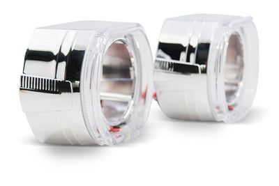Mini X5-R Projector Shroud White/Amber LED Switchback <br> Universal