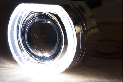 Mini X5-R Projector Shroud White/Amber LED Switchback <br> Universal