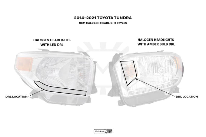 Spare Parts OEM LED DRL Adapter Harness <br>14-20 Toyota Tundra