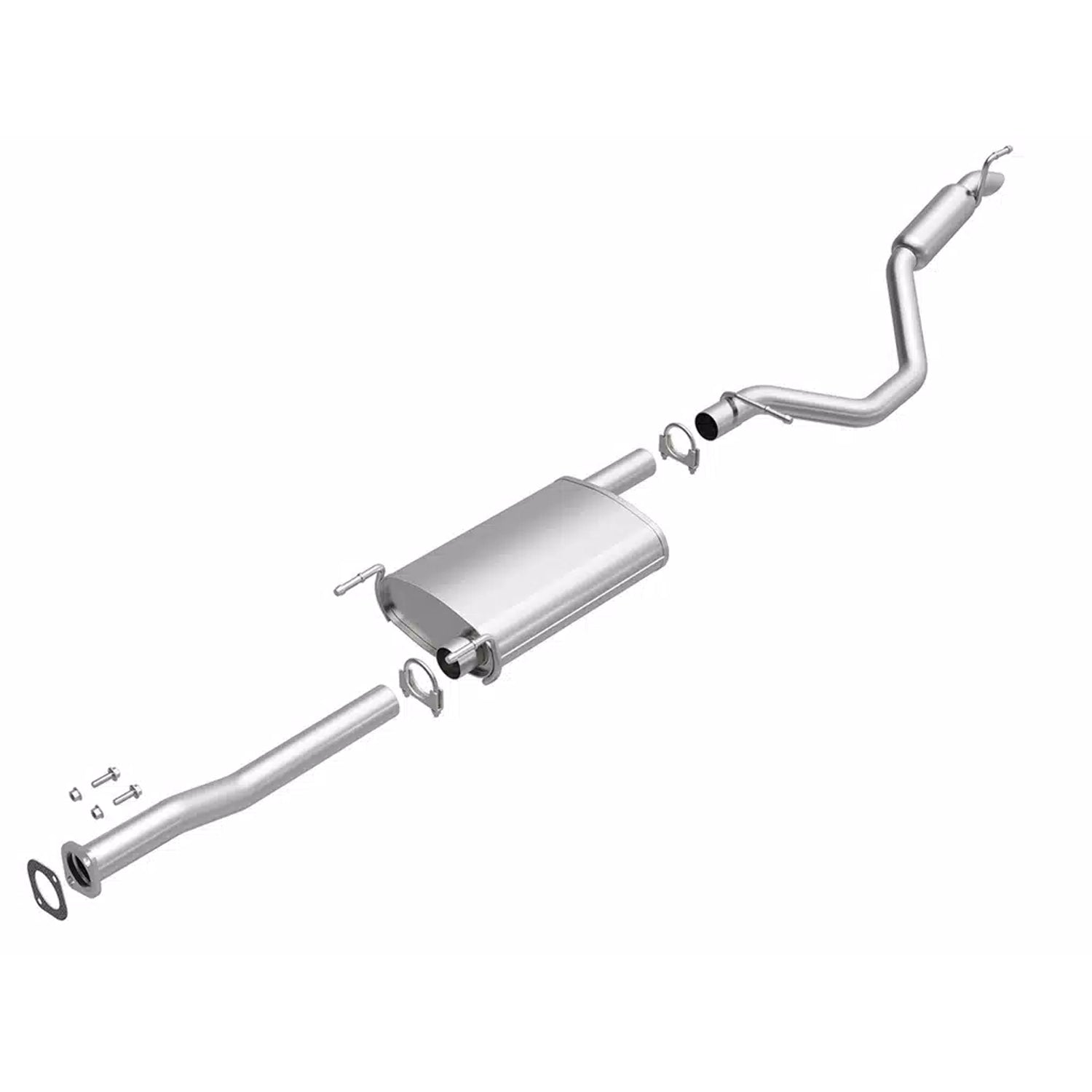 Direct-Fit Replacement Exhaust System <br> 14-16 Toyota Highlander
