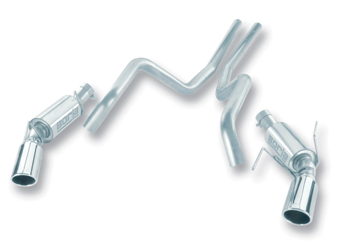 S-Type Cat-Back Exhaust System <br> 05-09 Ford Mustang GT 4.6L