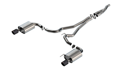 S-Type Cat-Back Exhaust System <br> 2024 Ford Mustang 2.3L WITHOUT Active Exhaust.