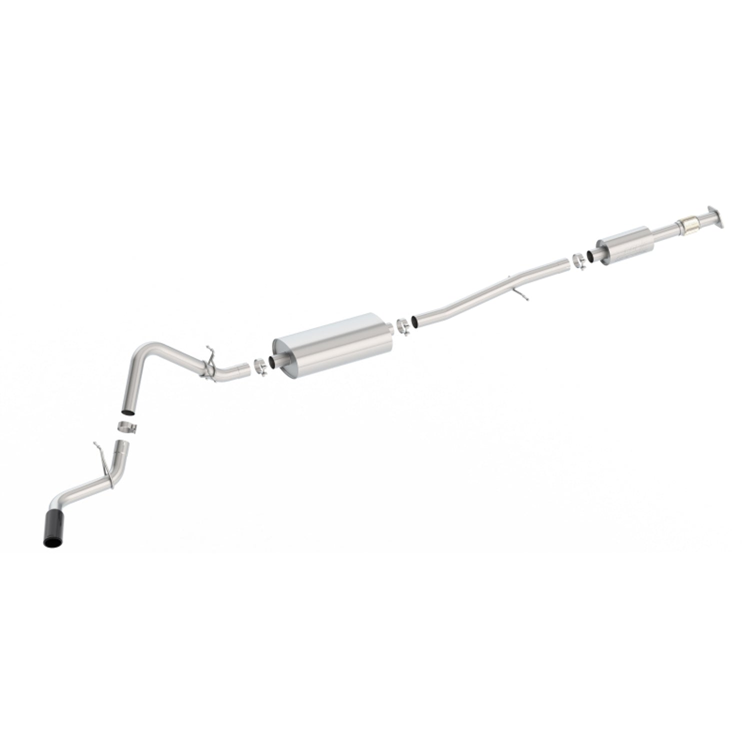 S-Type Cat-Back Exhaust System <br> 19-24 Chevrolet Silverado GMC Sierra 1500 2.7L