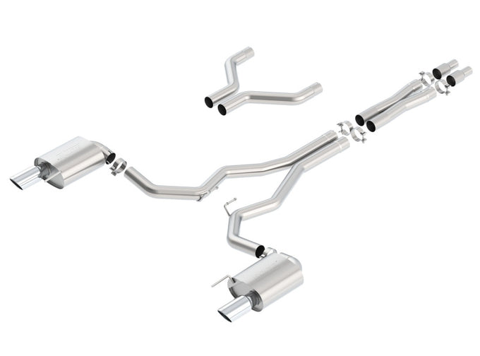 S-Type Cat-Back Exhaust System <br> 15-17 Ford Mustang 5L V8 Coupe