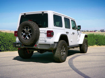 Touring Axle-Back Exhaust System <br> 18-23 Jeep Wrangler 2L