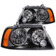 Black Crystal Headlights <br> 03-06 Lincoln Navigator