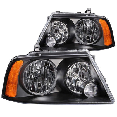 Black Crystal Headlights <br> 03-06 Lincoln Navigator