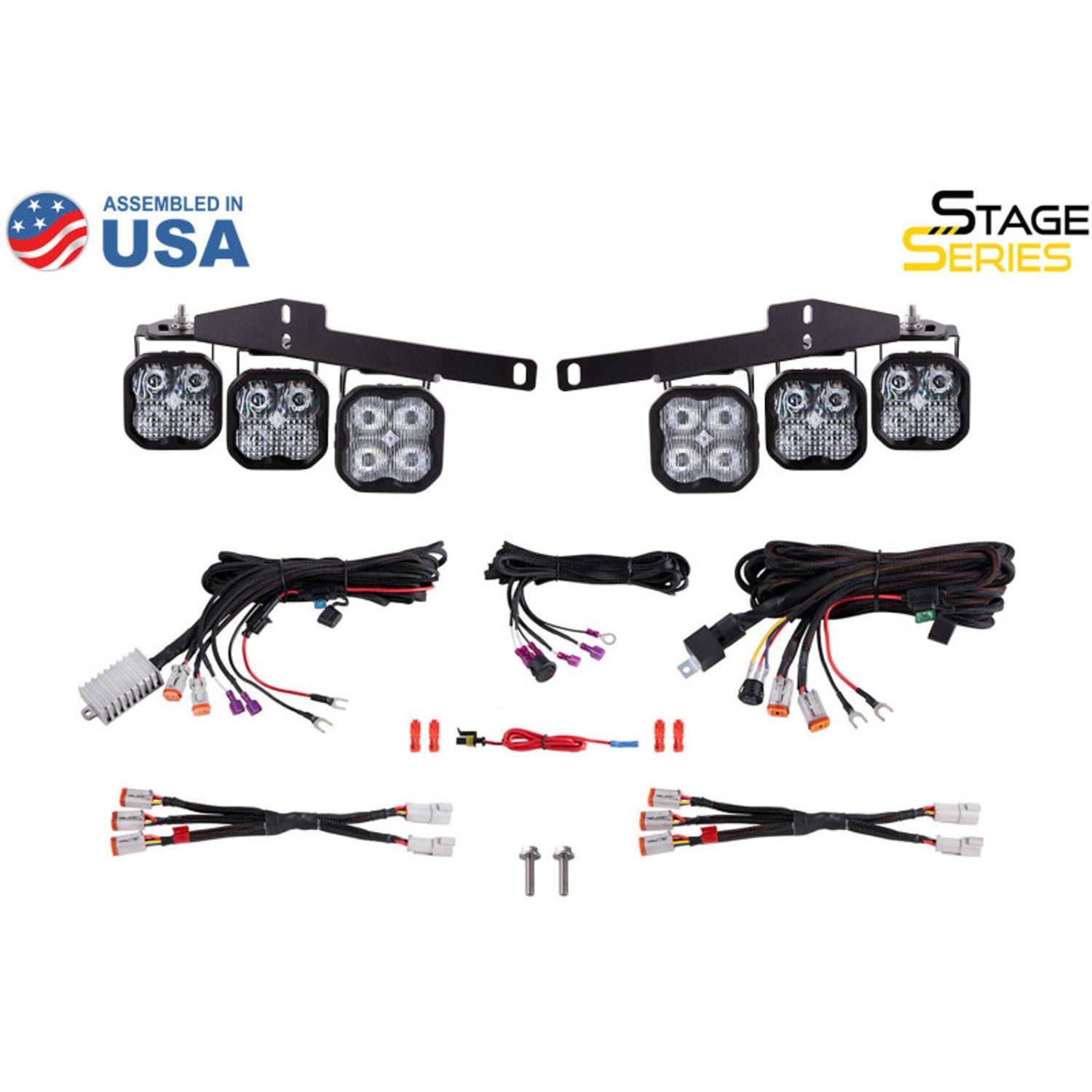 SS3 LED Fog Light Kit Yellow Max<br>17-20 Ford Raptor