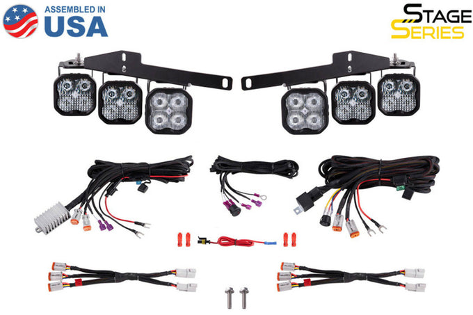 SS3 LED Fog Light Kit Yellow Max<br>17-20 Ford Raptor