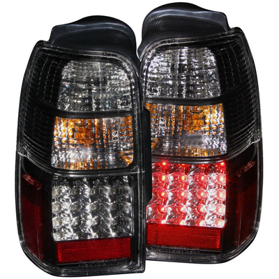 Black LED Taillights <br> 01-02 Toyota 4 Runner