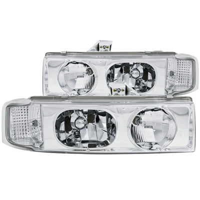Chrome Crystal Headlights <br> 95-05 Chevy Astro Van