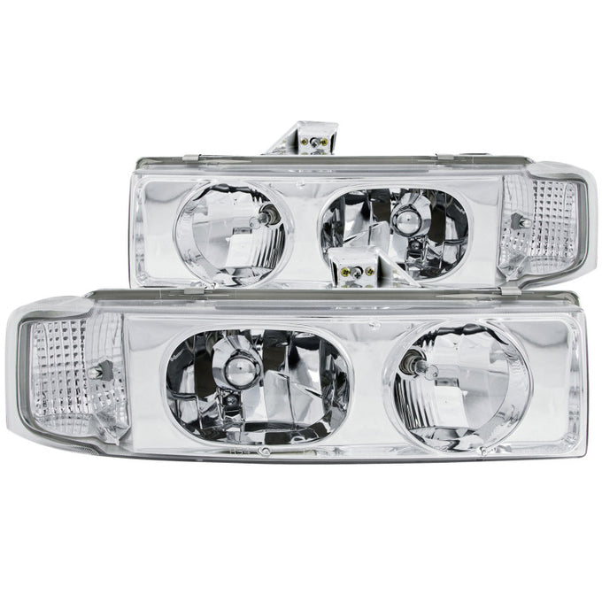 Chrome Crystal Headlights <br> 95-05 Chevy Astro Van