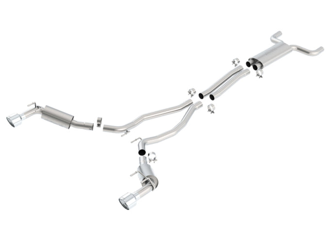 S-Type Cat-Back Exhaust System <br> 10-13 Chevy Camaro SS 6.2L V8