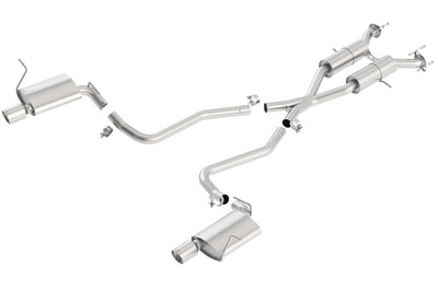 Touring Cat-Back Exhaust System <br> 11-20 Jeep Grand Cherokee 5.7L V8