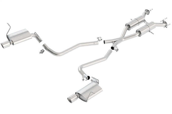 Touring Cat-Back Exhaust System <br> 11-20 Jeep Grand Cherokee 5.7L V8